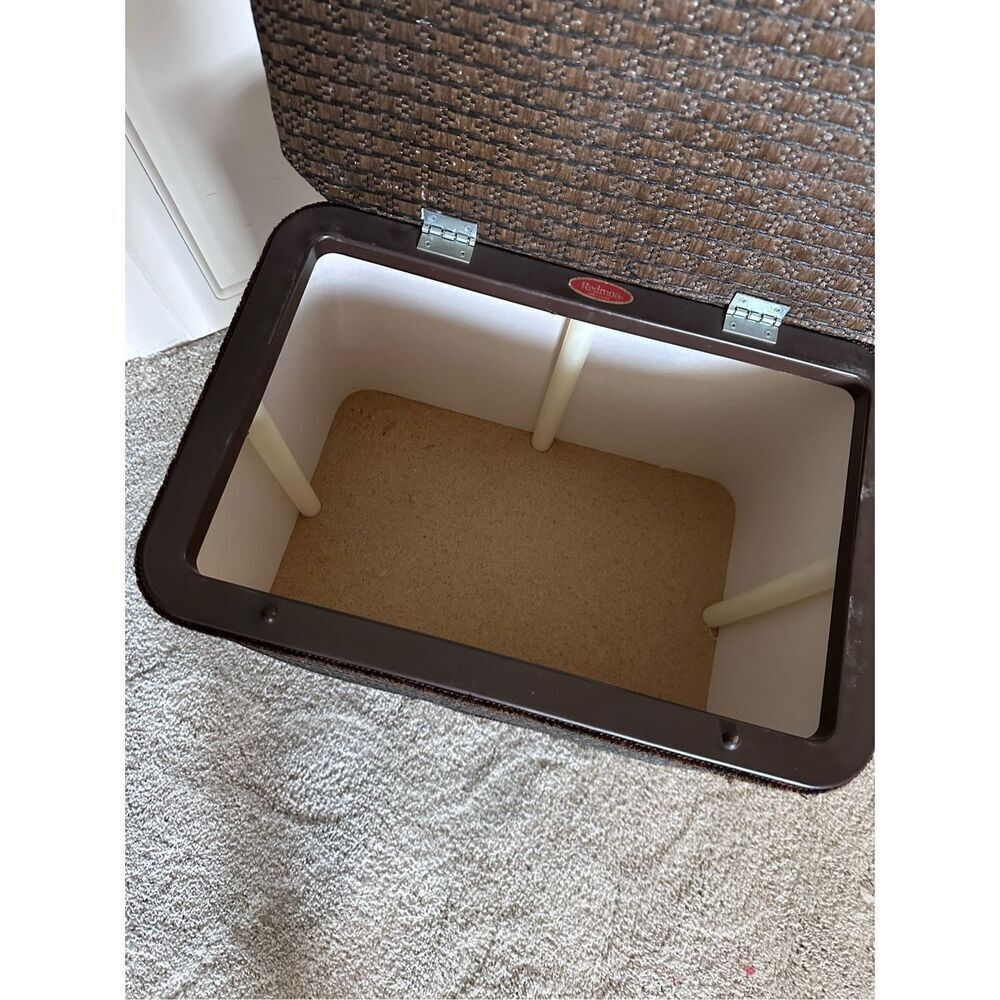 Vintage Redman wicker sewing bench - Picture 5 of 10